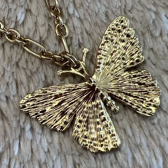 JUICY COUTURE Crystal Butterfly Charm Necklace - Picture 5 of 13